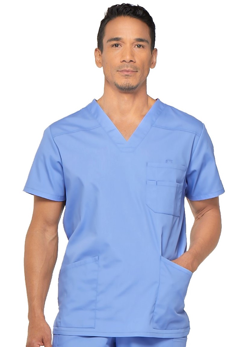 Bluza medyczna męska EDS błękitna