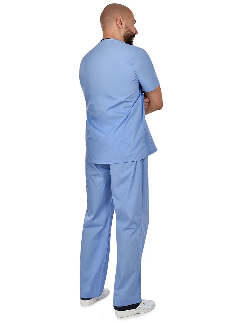 Komplet medyczny unisex Cesare błękit