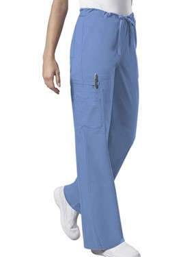 Spodnie medyczne unisex błękitne
