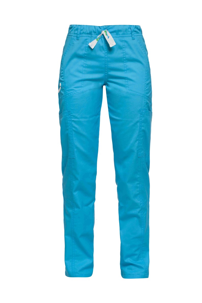 Spodnie medyczne unisex Dante niebieskie