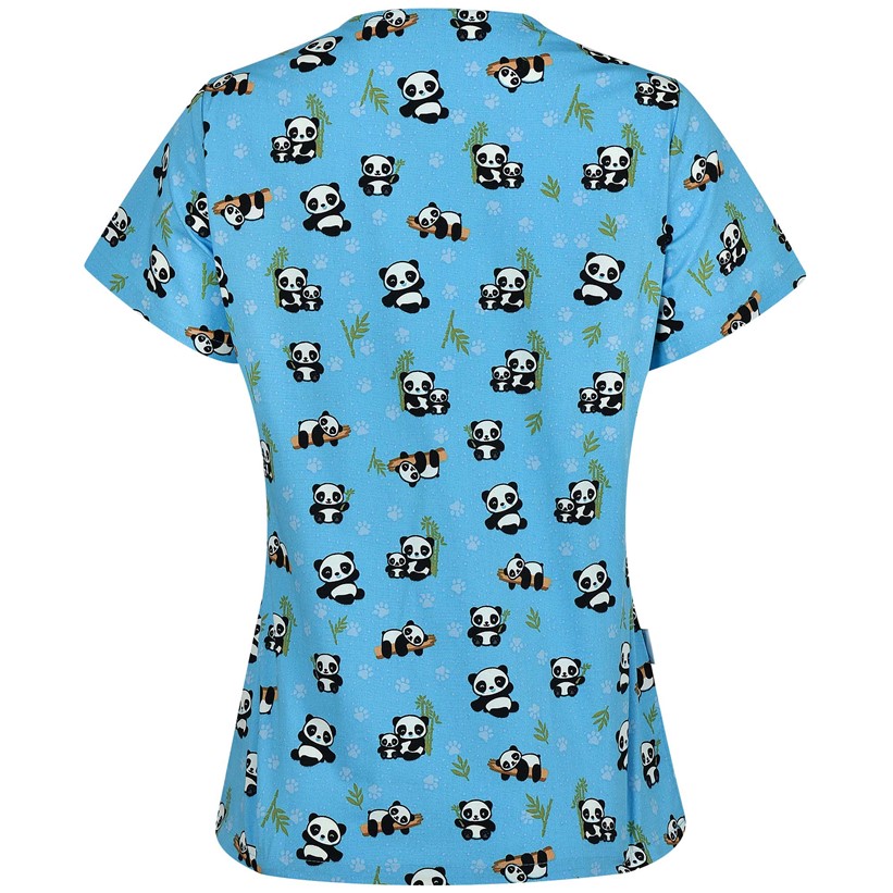 Bluza medyczna damska Bambina o wzorze PANDA