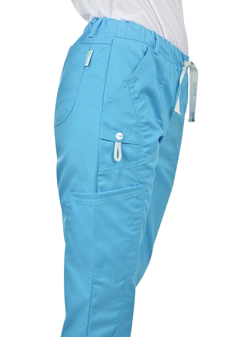 Spodnie medyczne unisex Dante niebieskie