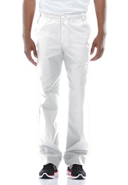 Spodnie medyczne męskie EDS białe