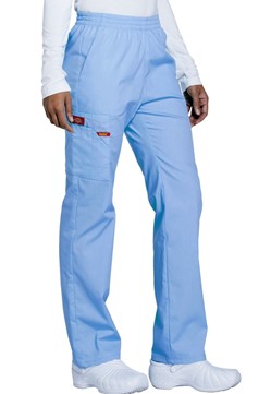 Spodnie medyczne damskie błękitne