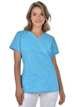 Bluza medyczna damska Andrea niebieska