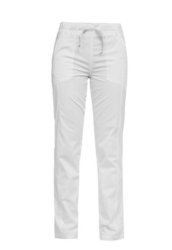 Spodnie medyczne unisex Luca białe