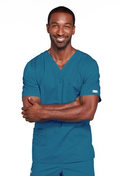 Bluza medyczna unisex błękit karaibski